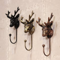 European-style clothing store display racks coat hanger clothes shop wall iron wall hooks deer wall hanging point Animal