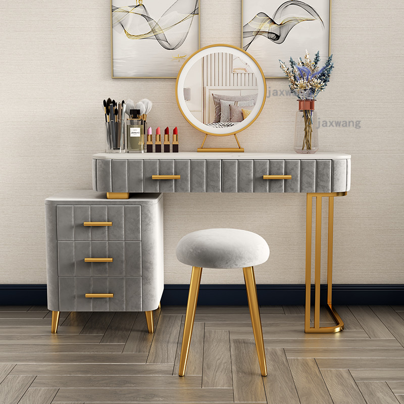 Luxury Dressing Tables Storage Cabinet Home Dressers Modern Simple Nordic Vanity Dressing Table Bedroom Furniture Beside Table