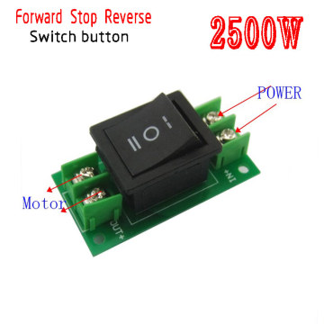 Switch DC motor 6v12v24v36v direction of rotation forward,backward and stop three way Scooter Electric bicycle reverse Switch