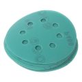 10pcsProfessional Anti Clog 125mm Sandpaper 5" Polyester Film Sanding Disc Wet and Dry Hook and Loop Abrasive with Grits 60~2000