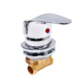 New 1Way Shower Room Mixer Faucet Shower Valve Diverter Hole Size 50-55mm Ceramic Cartridge Cold & Hot Water Tap Screw Thread