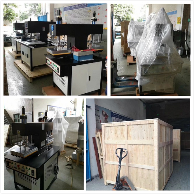 Embossing machine packaging and shipping