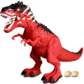 Electric Spray Lay Egg Tyrannosaurus Moving Walking Eggs Laying Dinosaur Toy Sound Light Simulation Animal Model Children Toys