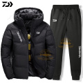 Daiwa Suit for Fishing Jacket Waterproof Windproof Warm Thick Pants Fishing Clothes Sports Fishing Suit Winter Men Fishing Wear