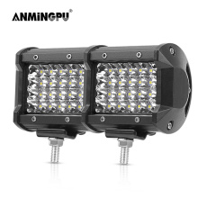 ANMINGPU 4" 7" 72W 144W LED Bar Offroad 12V 24V LED Light Bar for Car Truck Tractor Boat Atv Spot Flood Beam LED Work Light Bar