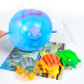 Funny Blowing Animal Vent Smash Toy Boys Inflatable Dinosaur Ball Kids Toys Water Balloon Squeeze Novelty Party Toys for Childre