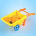 7Pcs New Wheelbarrow Beach Toys for Kids Summer Sand Toys for Building Sand Castles Molds 1set