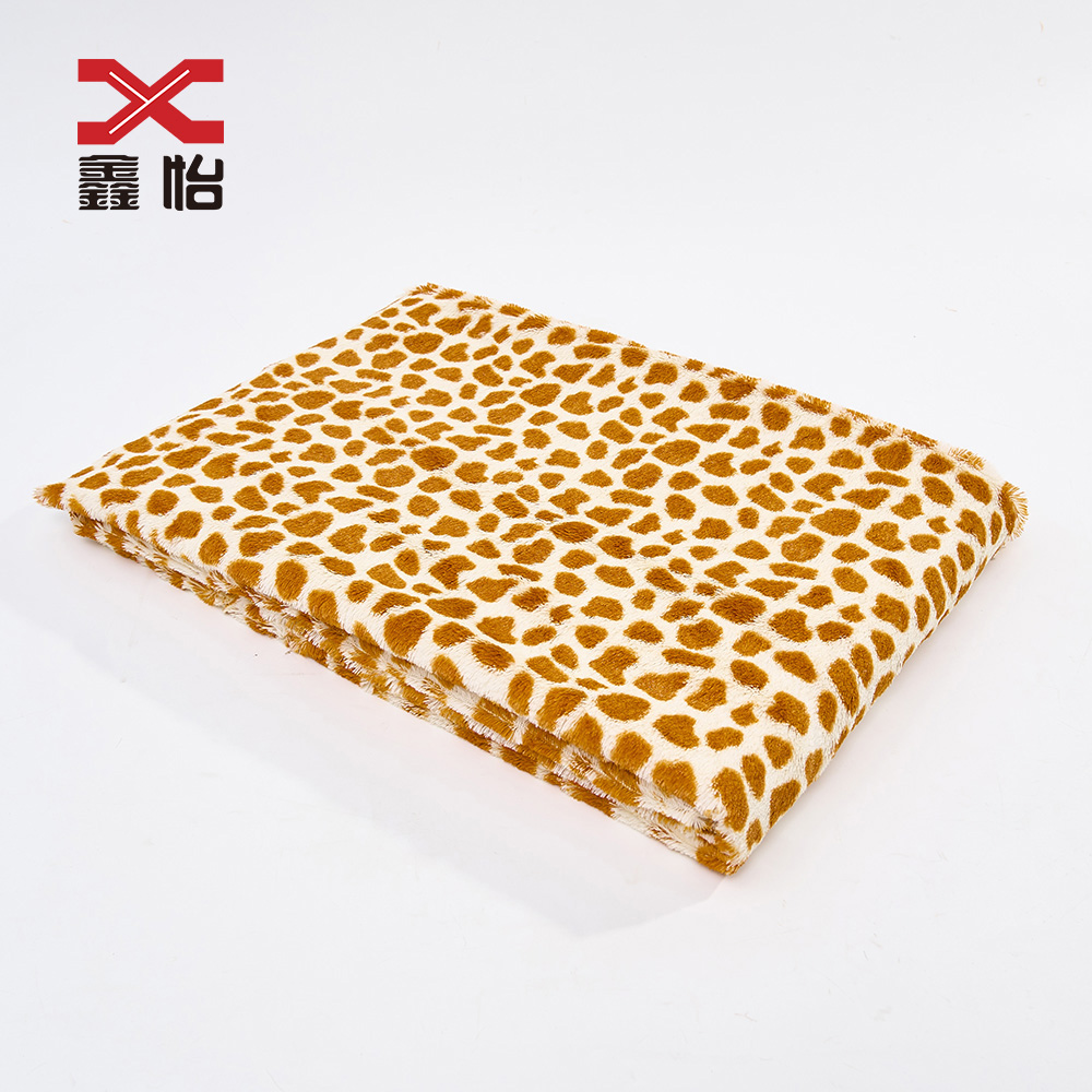Plush Printed Fabric