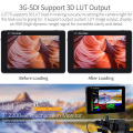 2200nit Ultra Bright SDI Touch Screen DSLR Camera Field Monitor with 3D Lut Waveform Light Sensor HD 1920x1200 3G SDI 4K HDMI