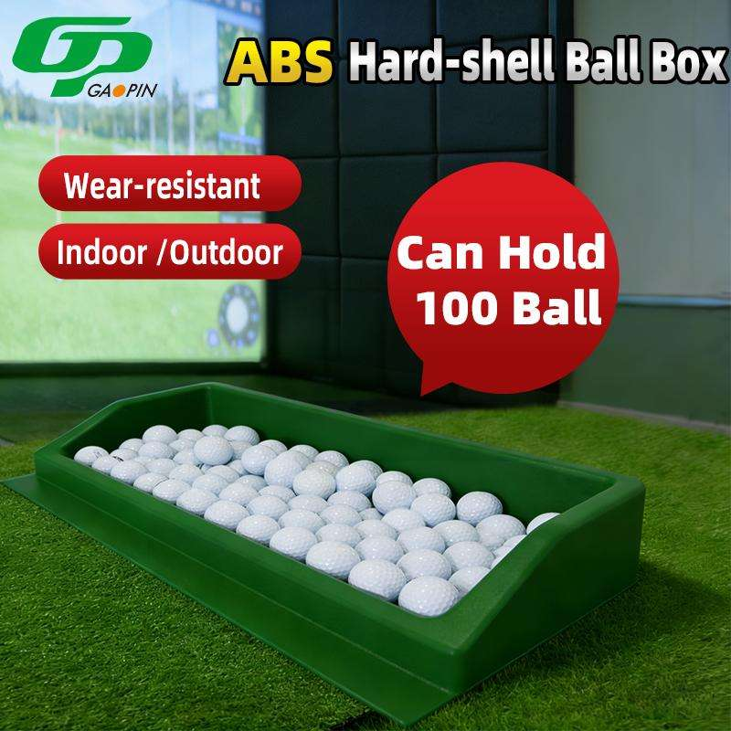 Golf Ball Storage Box Anti-Drainage Groove 100-Ball Capacity ABS Material Weather-Resistant for Home Range4