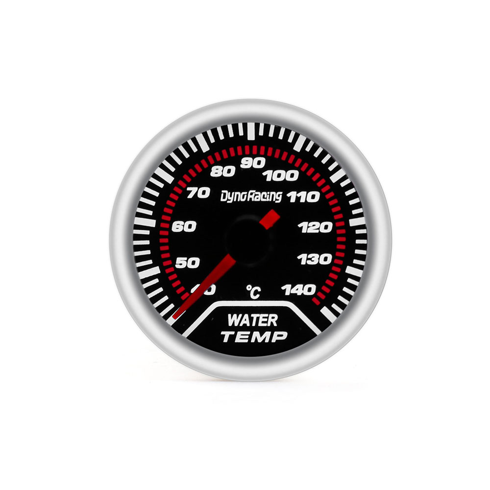 Dynoracing Car 2"52mm Smoke Lens Water Temperature Gauge 40~140 Celsius Water Temp meter Car Meter Car gauge TT101946