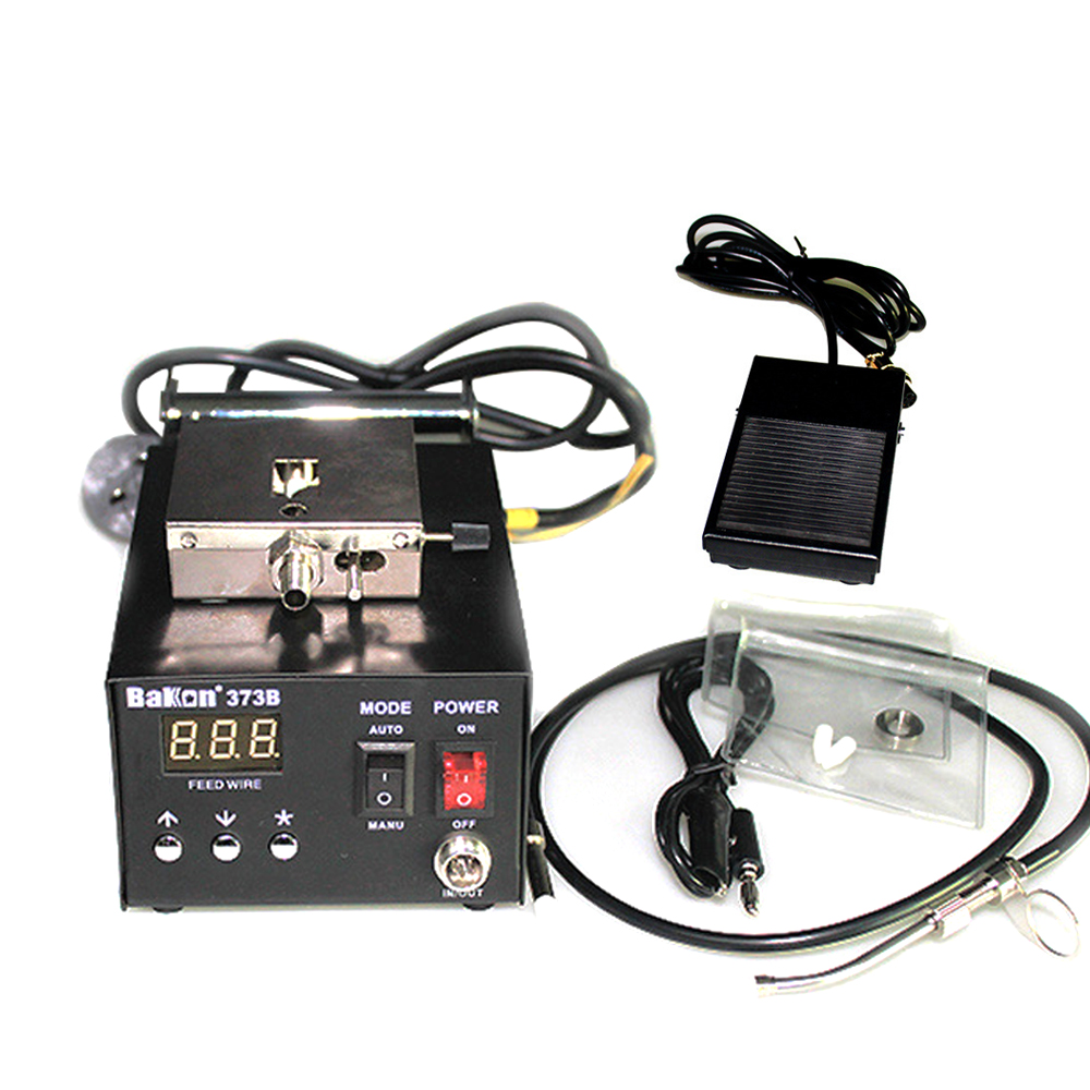BK373 Automatic Solder Wire Feeder Pedal soldering station soldering machine welding Feeder Electronic product welding 220V