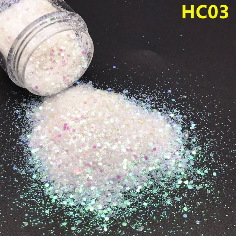 5 Colors c Aurora Resin Crystal Sequins Glitter Pigments Kit Jewelry Making Tool 54DC