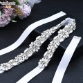 TOPQUEEN S459 Wedding Dress Sash Important Occasion Dress Belt Wedding Belts Dress Belts Shiny Diamond Belts Wedding Accessories