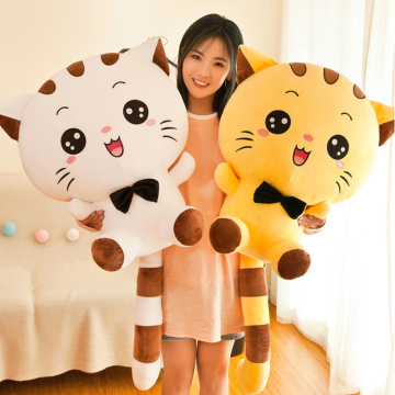 Cat Plush Doll Toys Kids Stuffed Soft Doll Cushion Sofa Pillow Toys Baby Cute Animal Design Plush Doll As For Children Gifts