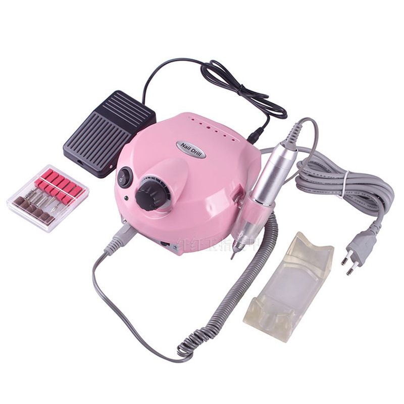 2018 Newest 35000RPM Electric Nail Drill Machine File Kit Bits Manicure Pedicure Kits Nail Drill Machine Sanding Nails Tool