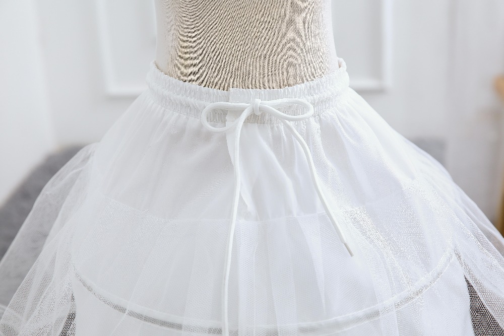 Summer Girl Tutu Skirts Petticoats 2 Hoops Kids Underskirt Skirt Lace Trim Children Wedding Accessories Girl Petticoat Crinoline