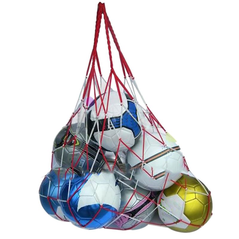 1pcs outdoor sporting Soccer Net 10 Balls Carry Net Bag Volleyball Football Balls net bag Sports Portable Equipment