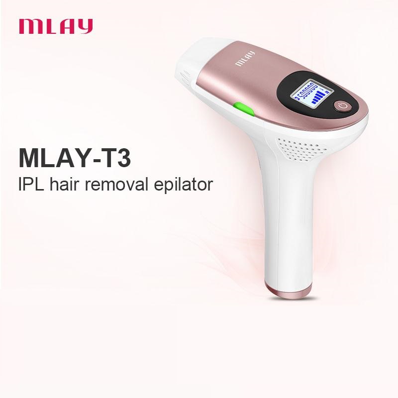MLAY IPL Epilator Permanent Laser Hair Removal 500000 Pulses depilador a laser Bikini Photoepilator