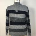 Men's Four Color Striped Sweater