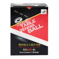 Yinhe 6 pieces high quality Red 3 star Seamless S40+ Supper Quality Poly table tennis Balls White ITTF Approved