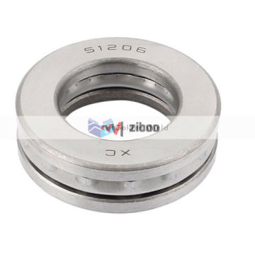 51206 Carbon Steel Axial Thrust Ball Bearing 30x52x16mm