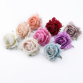 100pcs Wedding decorative flowers wreaths silk roses head Artificial flowers wholesale bridal accessories clearance home decor