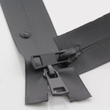 5# Waterproof Double Sliders Zippers Invisible Two-Way Open End Nylon Zippers For DIY Handmake Sewing Clothes Supplies