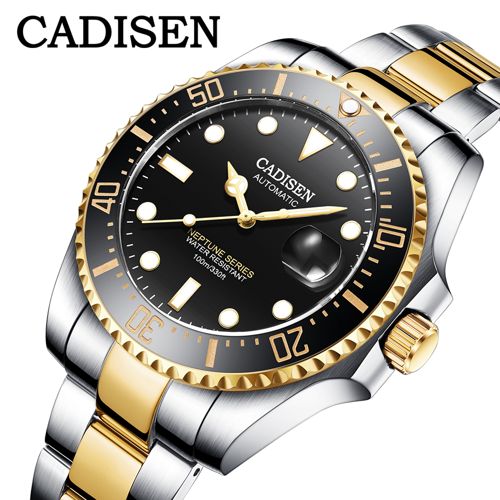 2020 New CADISEN Design Men's watches top brand luxury mechanical watch for men automatic watch men Japan NH35A waterproof clock