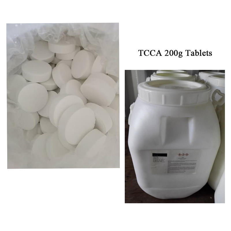 Trichloroisocyanuric acid TCCA 200g Slow Release Tablets