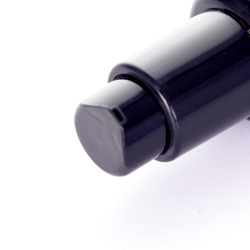 Black Glass Lotion Bottle With Glossy Pump1 Jpg