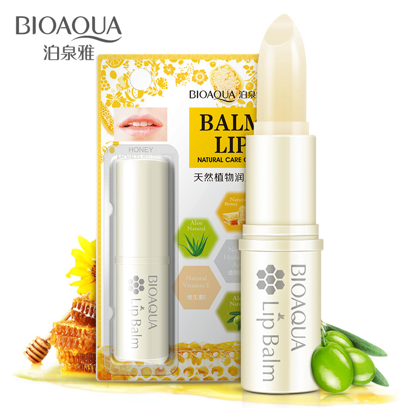 BIOAOUA Pure Natural Plant Smooth Lip Balm Moisturizing Labial Skin Care Lipstick Lipbalm Makeup Beauty Long Lasting Hidratante