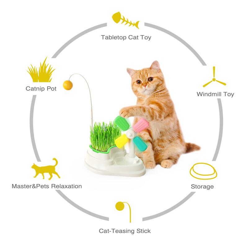 Cat Windmill Toy
