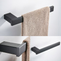 Matte Black Stainless Steel Bathroom Hardware Paper Holder Towel Bar Towel Ring Toothbrush Holder Bath Hardware Set Accessories