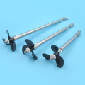 1Set RC 5mm Drive Shaft Kit Stainless Steel 15/20/25/30cm Transmission Axle+CW CCW 52mm/56mm Nylon Propeller+Universal Joint