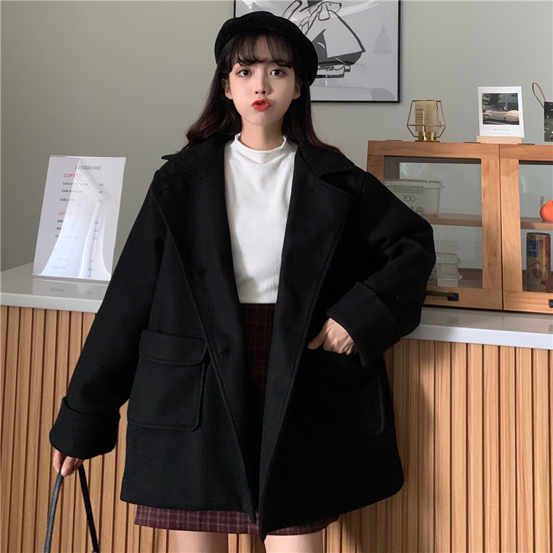 Short Jacket Women 2020 Autumn Winter New Slim Faux Leather Jackets Fashion Long Sleeve Zipper Girls Coat Outwear 5XL