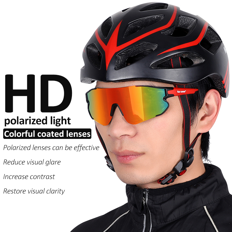 WEST BIKING Polarized Cycling Glasses Outdoor Sport Sunglasses MTB Mountain Bicycle Eyewear UV400 Protection Cycling Goggles