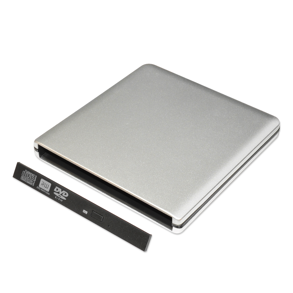 DeepFox Aluminum 12.7mm USB 3.0 External DVD Optical Drives Enclosure SATA II External DVD Case Support 3.0 Gbps