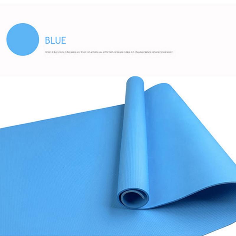 Portable Yoga Mat Moisture-proof Soft Shock Absorption Pilates Sports Blanket Solid Color Durable Indoor Outdoor Shaping Tools