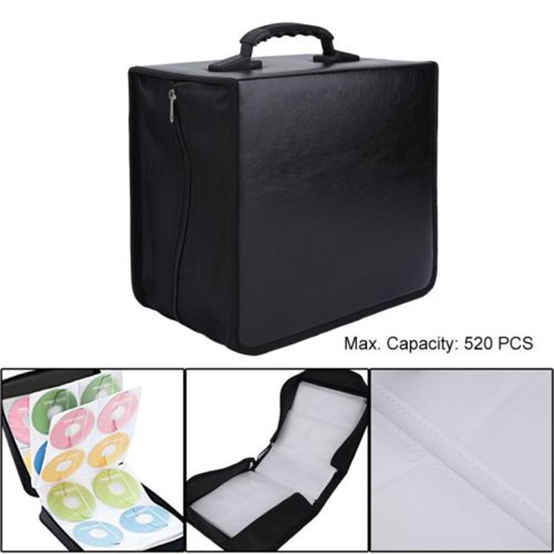 Portable CD DVD Wallet Holder Bag Case Album Organizer Media Storage Box