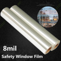 SUNICE 50*152cm Clear Safety Security Film Safety Protection Film Shatterproof Vinyl Self-adhesive Sticker Building Glass 8 MIL