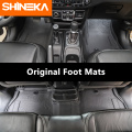 SHINEKA Original Rubber Floor Mats for Jeep Wrangler JL 2018+ 4Door Rear Floor Mat Pad Liner Carpets For Jeep Wrangler Sahara JL