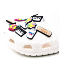 Original 1pcs Piano PVC Shoe Charms Accessories NEW Band Aid Heart flower Kettle Bottle Sandals JIBZ fit Croc Charms Kids Gifts