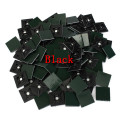 50pcs Black White Self Adhesive Stick-on Mounts for Cable Ties / Routing Looms Wire & Cable Base Clamps Clip