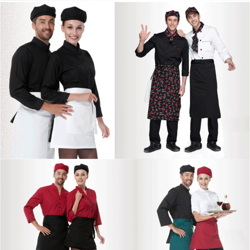 Men Women Cafe Bar Waiter Beret Chef Restaurant Kitchen Cooking Work Wear Hats Beret Hotel Bakery Baking Waiter Breathable Cap