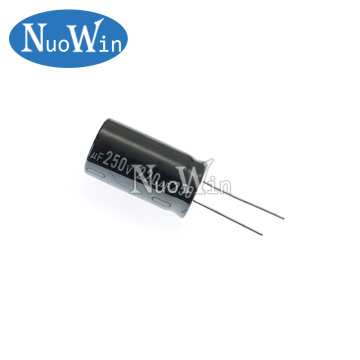 5pcs 250V Aluminum Electrolytic Capacitor 1UF 2.2UF 3.3UF 4.7UF 10UF 22UF 33UF 47UF 100UF 220UF 330UF