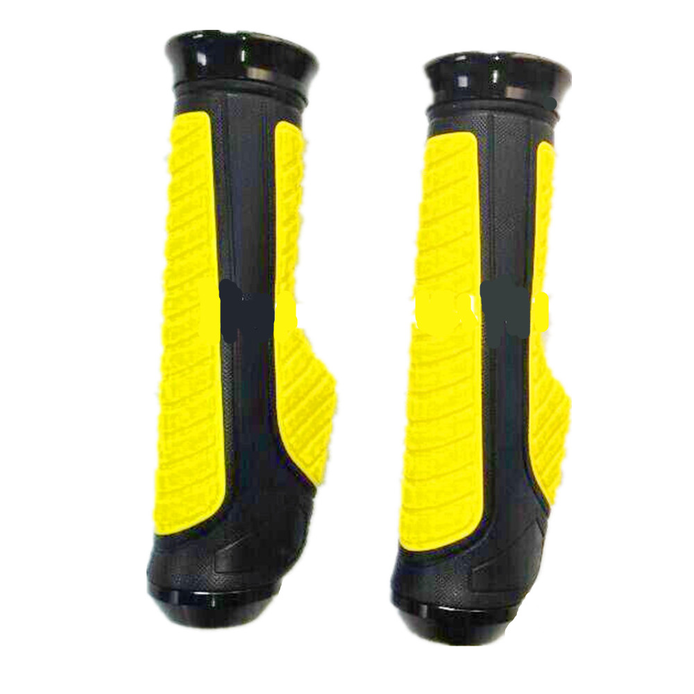 One Pair Yellow Universal 7/8" Motorcycle Dirt Bike Handle Bar GEL Rubber Hand Grips