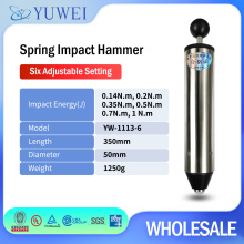 Six Adjustable Spring Operated Impact Hammer Muti Energy Impactor
