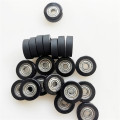 [PU416-5] 10PCS low noise TPU rubber ball bearing PU rubber TPU soft bearing roller wheel pulley 4*16*5mm