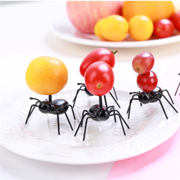 12pcs Fruit Toothpick Party Pick Shape Fruit Home Kitchen Ant Snack Dinner Dessert Forks For Cake Accessories